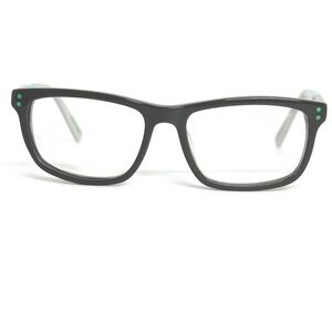 Nike 5536 070 130 Black Teal Rectangle‎ Eyeglasses Frames Kids 21434